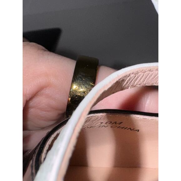 Kate spade Viola Black Patent Leather White Bow Pumps size 10 NIB - Picture 12 of 13